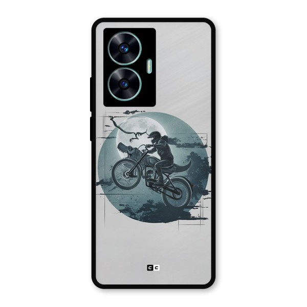 Dino Rider Metal Back Case for Realme C55