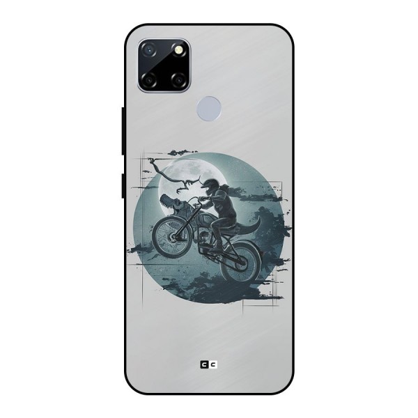 Dino Rider Metal Back Case for Realme Narzo 20