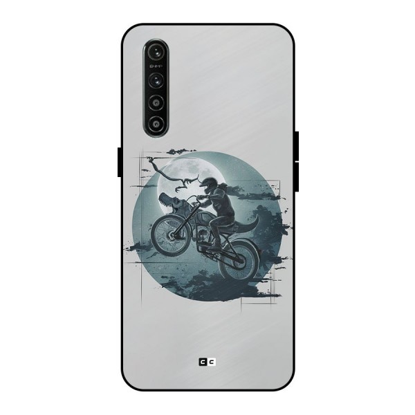 Dino Rider Metal Back Case for Realme XT