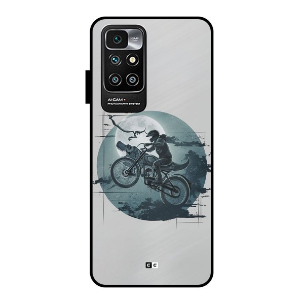 Dino Rider Metal Back Case for Redmi 10 Prime