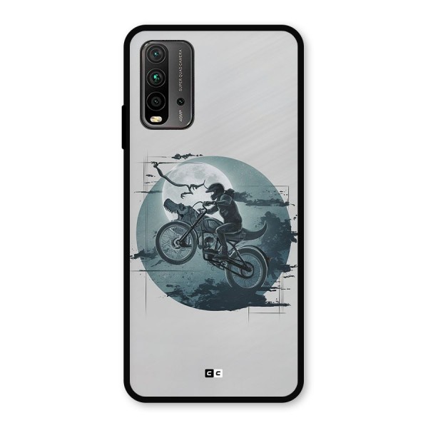 Dino Rider Metal Back Case for Redmi 9 Power