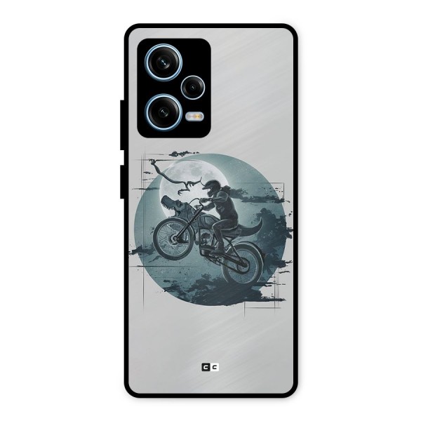 Dino Rider Metal Back Case for Redmi Note 12 Pro