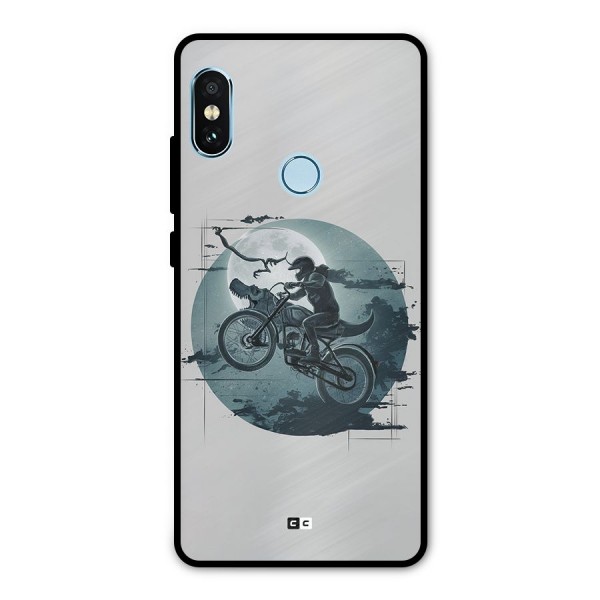 Dino Rider Metal Back Case for Redmi Note 5 Pro