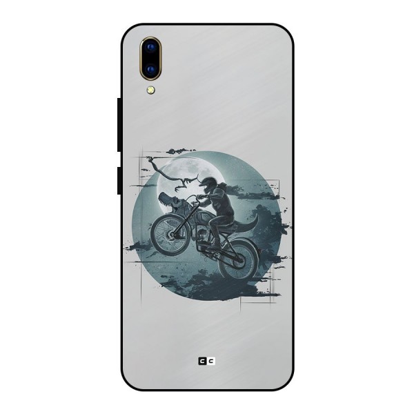 Dino Rider Metal Back Case for Vivo V11 Pro