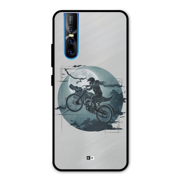 Dino Rider Metal Back Case for Vivo V15 Pro