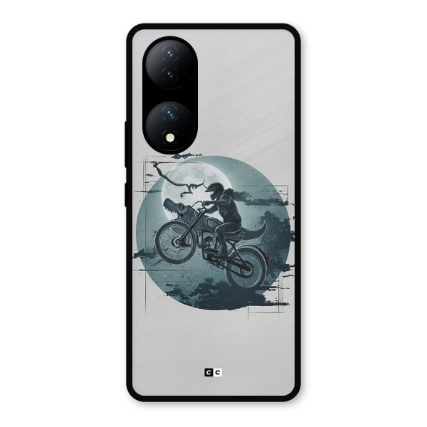 Dino Rider Metal Back Case for Vivo Y100