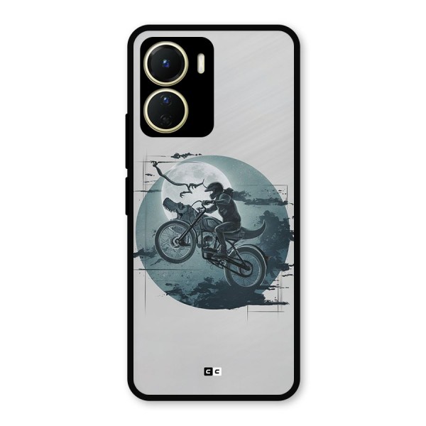 Dino Rider Metal Back Case for Vivo Y16