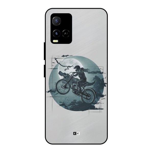 Dino Rider Metal Back Case for Vivo Y21