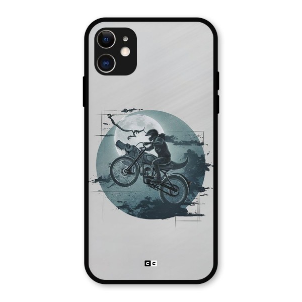 Dino Rider Metal Back Case for iPhone 11