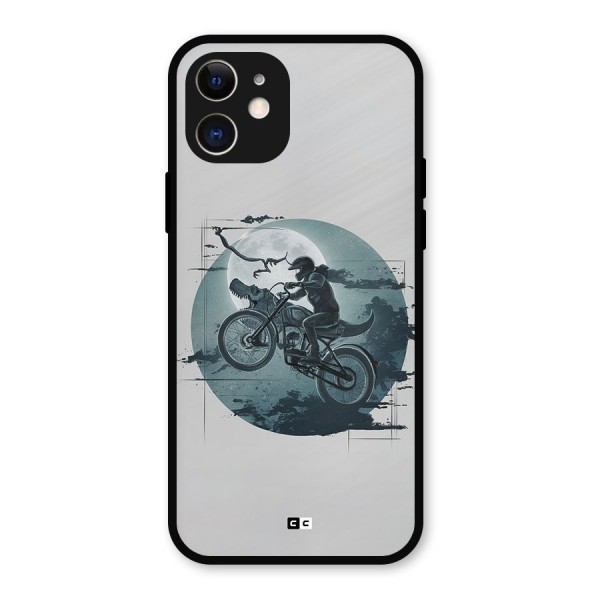 Dino Rider Metal Back Case for iPhone 12