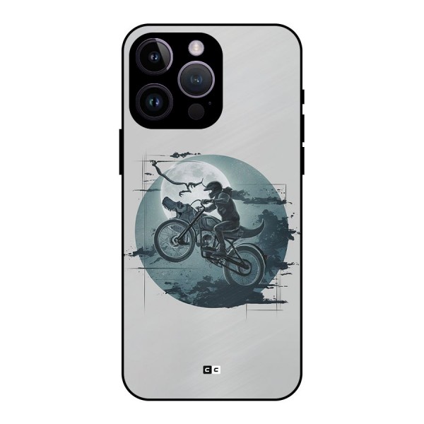 Dino Rider Metal Back Case for iPhone 14 Pro Max
