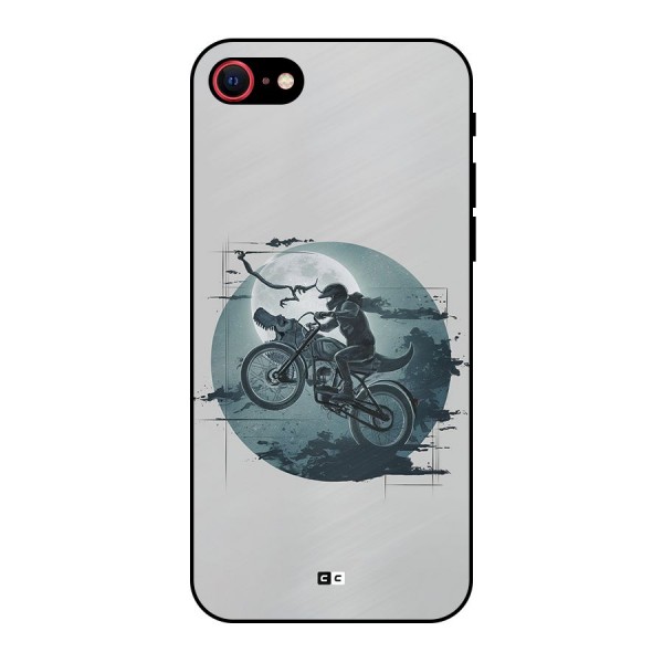 Dino Rider Metal Back Case for iPhone 7