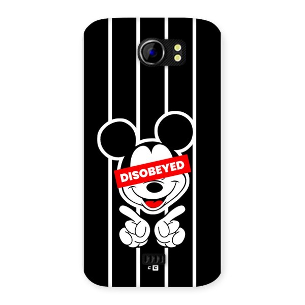 Disobeyed Micky Back Case for Canvas 2 A110