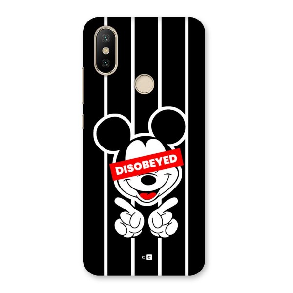 Disobeyed Micky Back Case for Mi A2