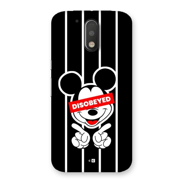 Disobeyed Micky Back Case for Moto G4