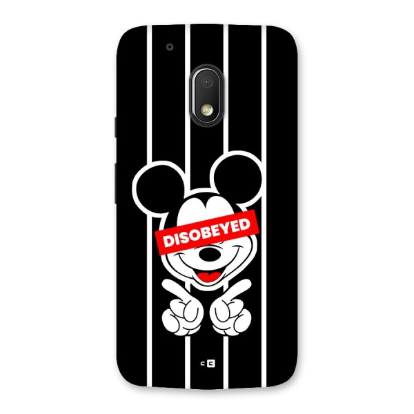 Disobeyed Micky Back Case for Moto G4 Play