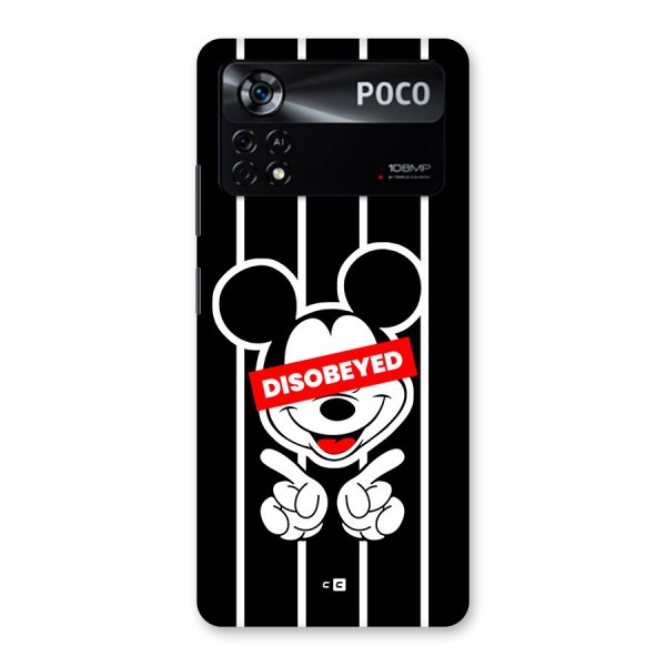 Disobeyed Micky Back Case for Poco X4 Pro 5G