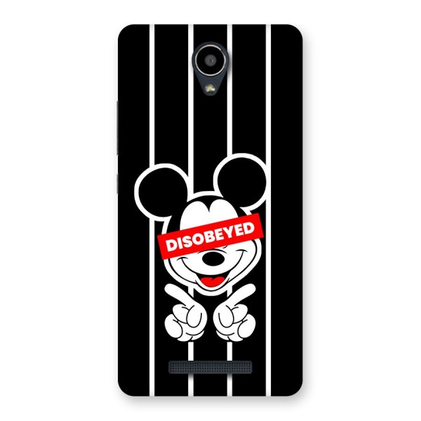 Disobeyed Micky Back Case for Redmi Note 2