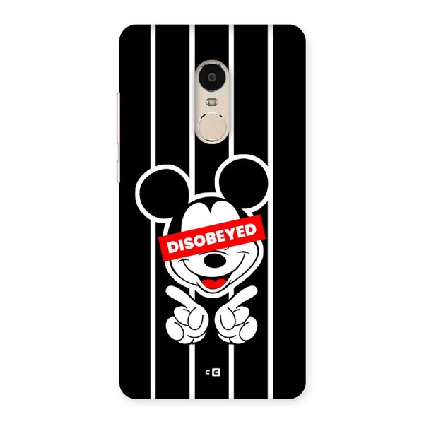 Disobeyed Micky Back Case for Redmi Note 4