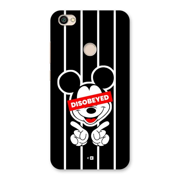 Disobeyed Micky Back Case for Redmi Y1 2017