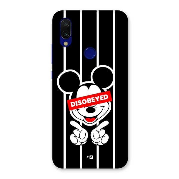 Disobeyed Micky Back Case for Redmi Y3