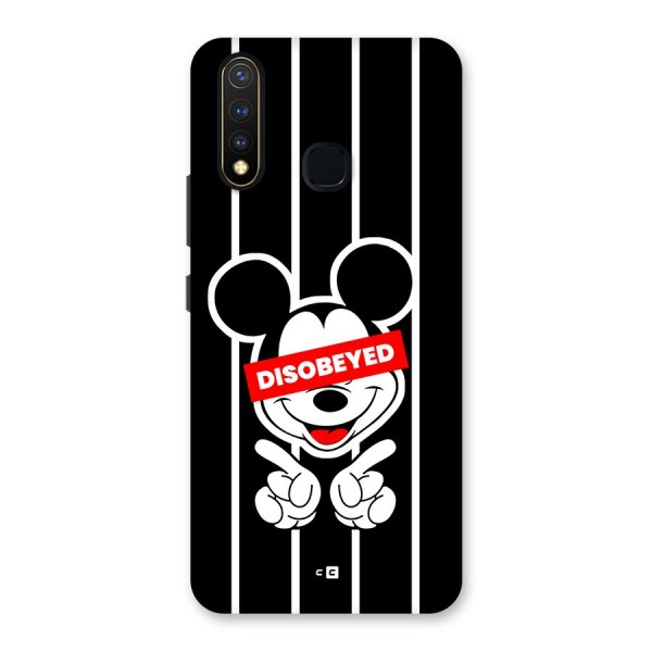 Disobeyed Micky Back Case for Vivo U20