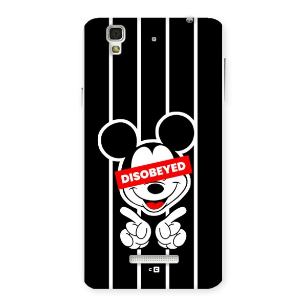 Disobeyed Micky Back Case for YU Yureka Plus