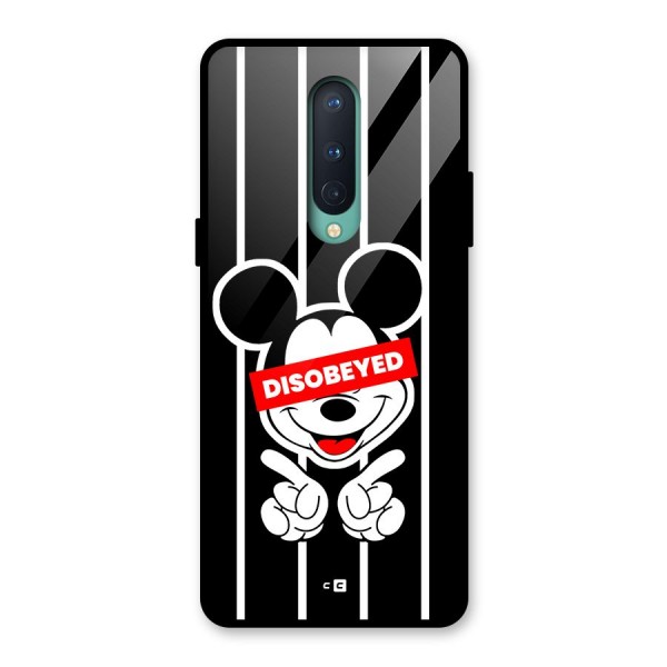 Disobeyed Micky Glass Back Case for OnePlus 8