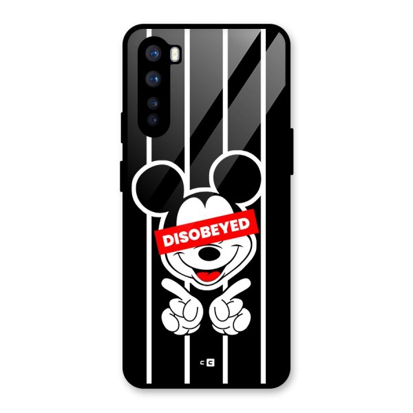 Disobeyed Micky Glass Back Case for OnePlus Nord