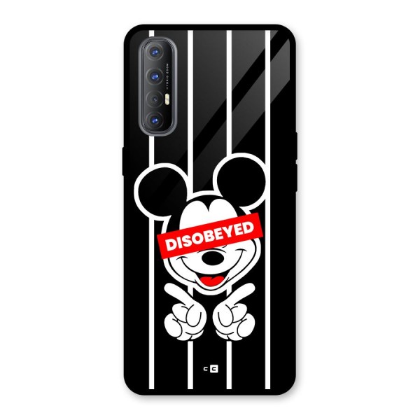 Disobeyed Micky Glass Back Case for Oppo Reno3 Pro