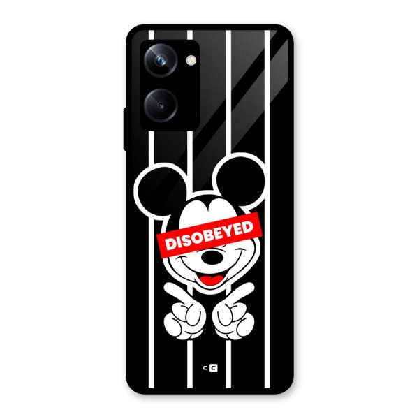 Disobeyed Micky Glass Back Case for Realme 10 Pro