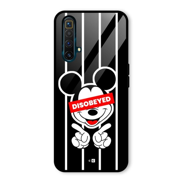 Disobeyed Micky Glass Back Case for Realme X3 SuperZoom