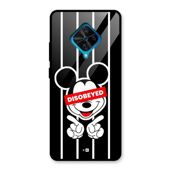 Disobeyed Micky Glass Back Case for Vivo S1 Pro