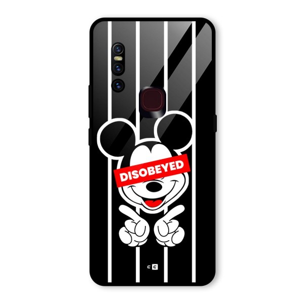 Disobeyed Micky Glass Back Case for Vivo V15