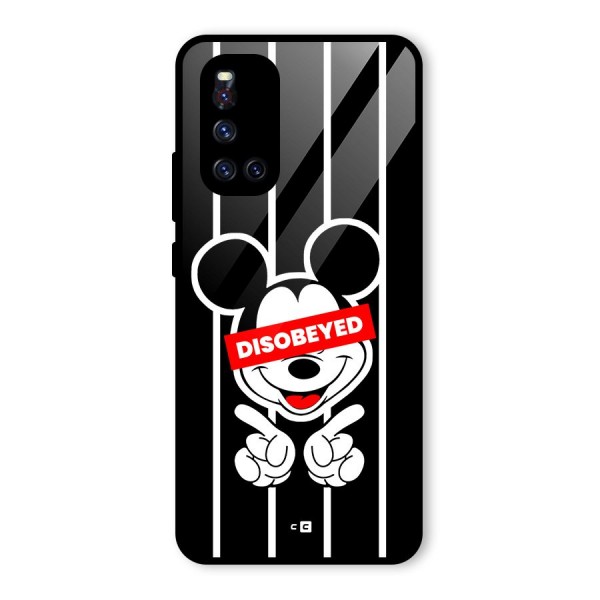 Disobeyed Micky Glass Back Case for Vivo V19