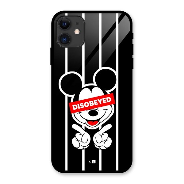 Disobeyed Micky Glass Back Case for iPhone 11