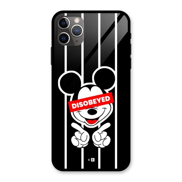 Disobeyed Micky Glass Back Case for iPhone 11 Pro Max