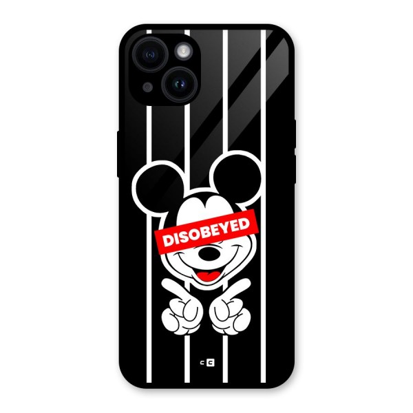 Disobeyed Micky Glass Back Case for iPhone 14