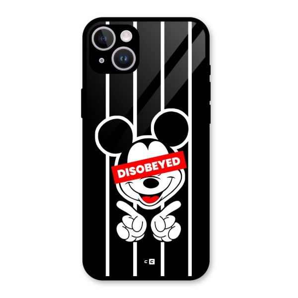 Disobeyed Micky Glass Back Case for iPhone 14 Plus