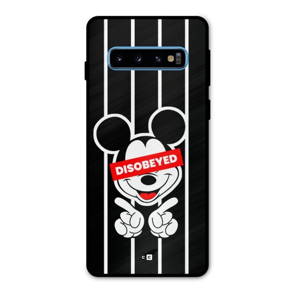 Disobeyed Micky Metal Back Case for Galaxy S10