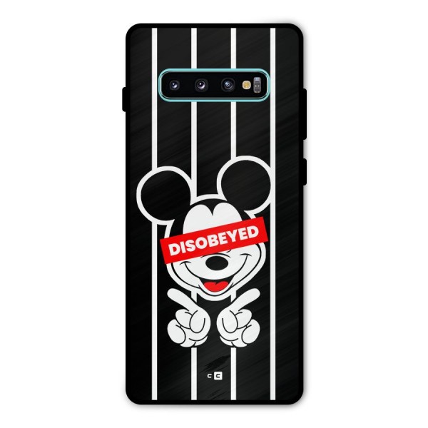 Disobeyed Micky Metal Back Case for Galaxy S10 Plus