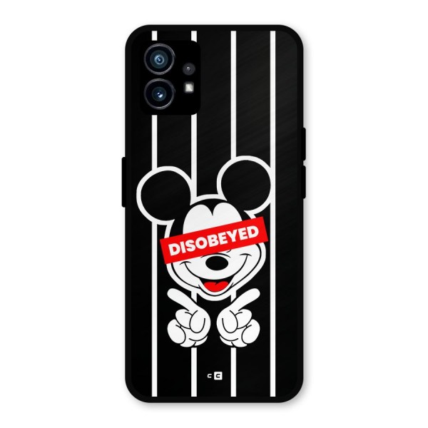 Disobeyed Micky Metal Back Case for Nothing Phone 1