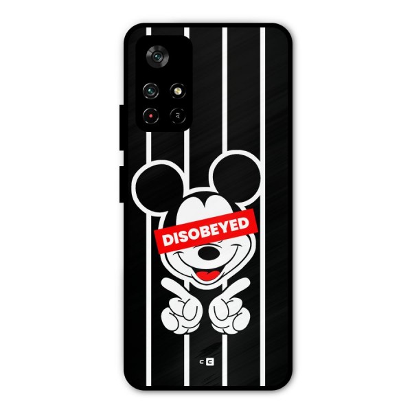 Disobeyed Micky Metal Back Case for Poco M4 Pro 5G