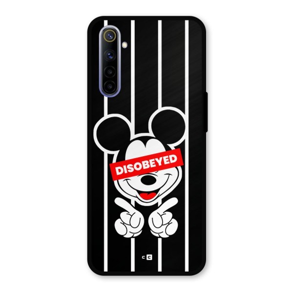 Disobeyed Micky Metal Back Case for Realme 6