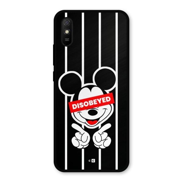 Disobeyed Micky Metal Back Case for Redmi 9i