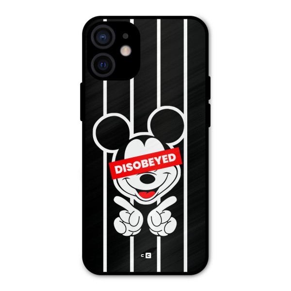 Disobeyed Micky Metal Back Case for iPhone 12 Mini