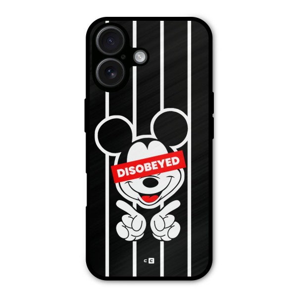 Disobeyed Micky Metal Back Case for iPhone 16