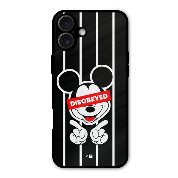 Disobeyed Micky Metal Back Case for iPhone 16 Plus