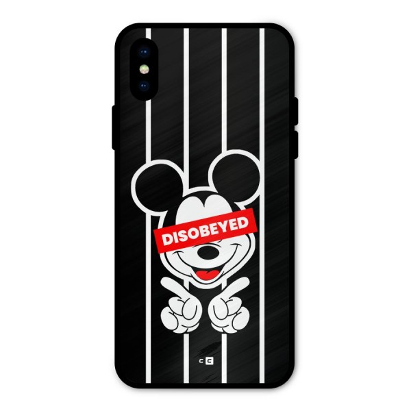 Disobeyed Micky Metal Back Case for iPhone X