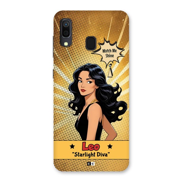 Diva Leo Back Case for Galaxy A20